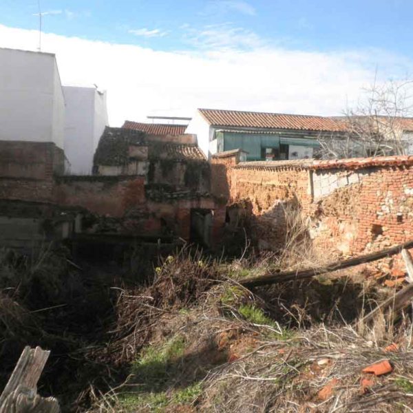 Cuadra y casa posterior